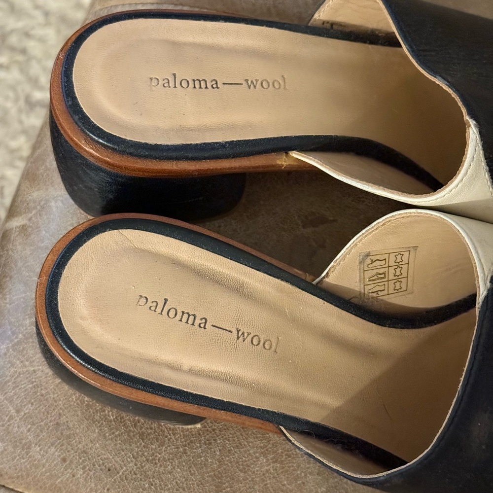 Paloma Wool BALANCE yang / yin mules - size 38 - Picture 2 of 5